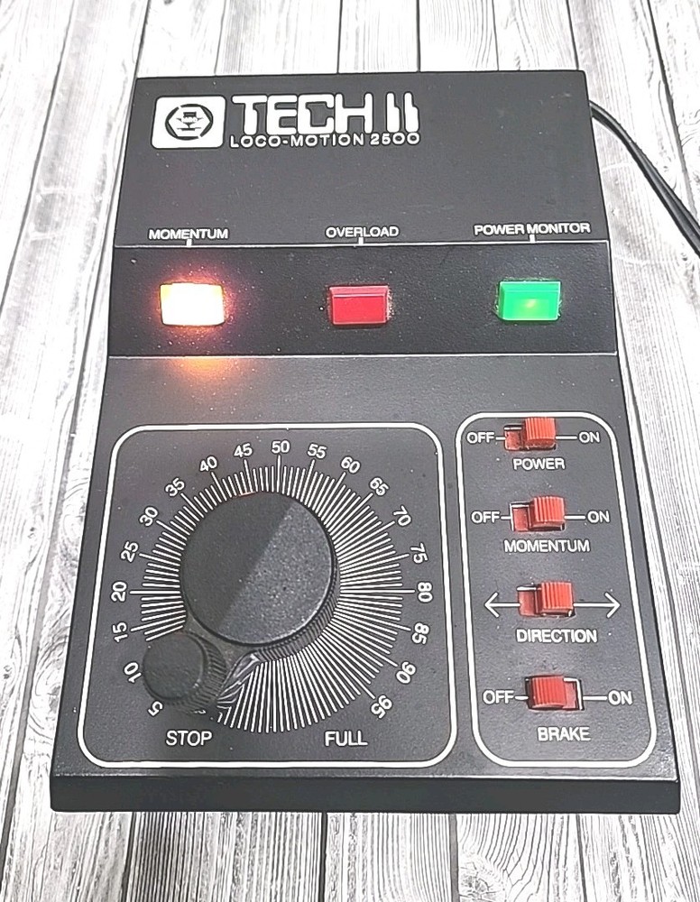 MRC Tech II Loco-Motion 2500 DC Hobby Transformer Train Controller HO Scale