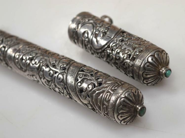 antique silver case