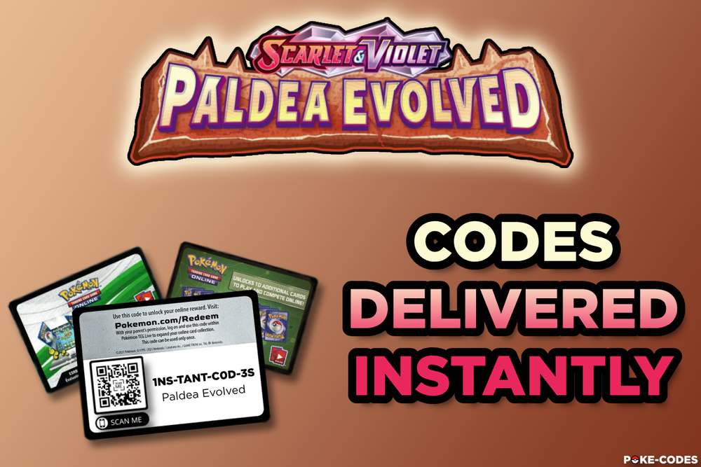 Pokemon - Paldea Evolved TCG Code Cards - INSTANT DELIVERY