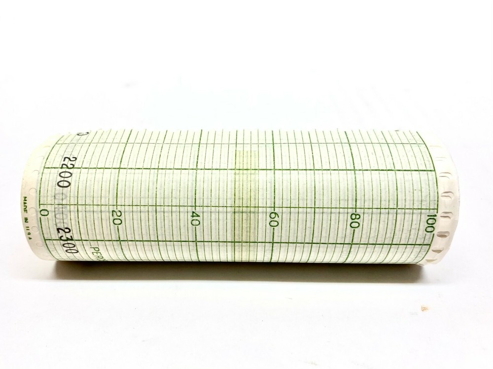 Leeds & Northrup 538254 Speeddomax Miniature Chart Paper 0-100 Range