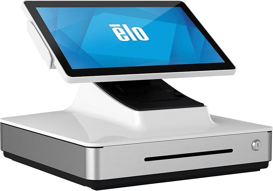Elo PayPoint Plus POS System - 15.6" Touchscreen, Scanner, Printer, Cash Drawer