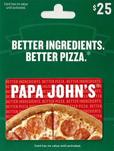Pizza $25 Gift Card