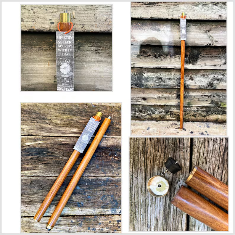 Eagle Handle Elegant Sturdy Foldable Hand Crafted Foldable Wooden Walking Stick