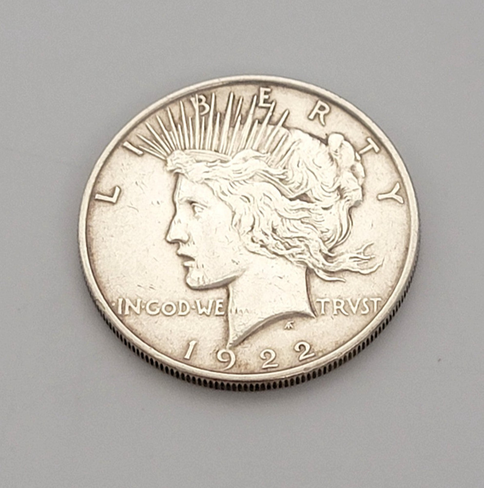 1922 Peace Silver Dollar US Coin