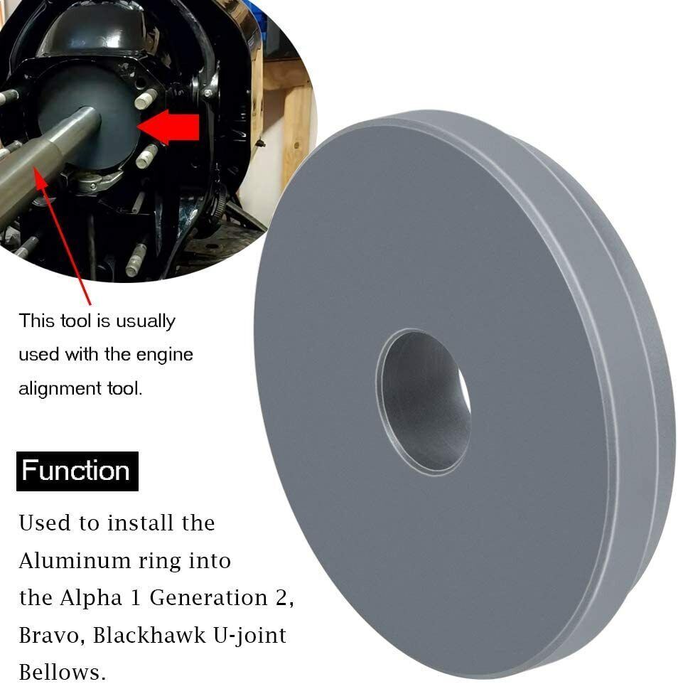 Bellow Retainer Ring Sleeve Installation Tool & Hinge Pin Tool for Mercruiser