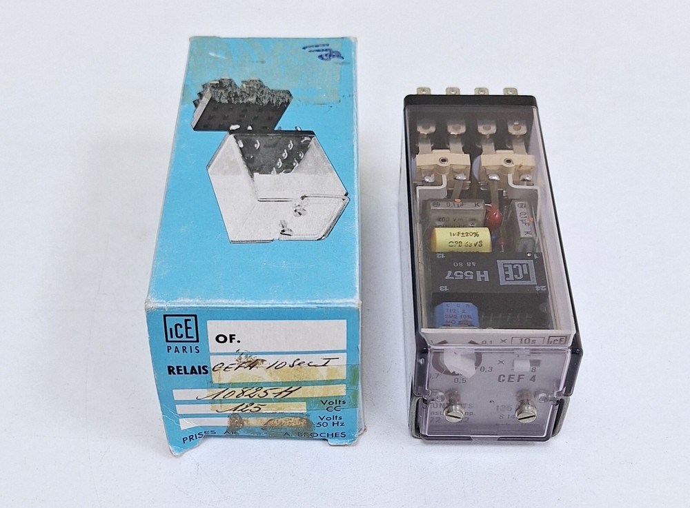 ICE CEF4 Adjustable Timer Relay 125V