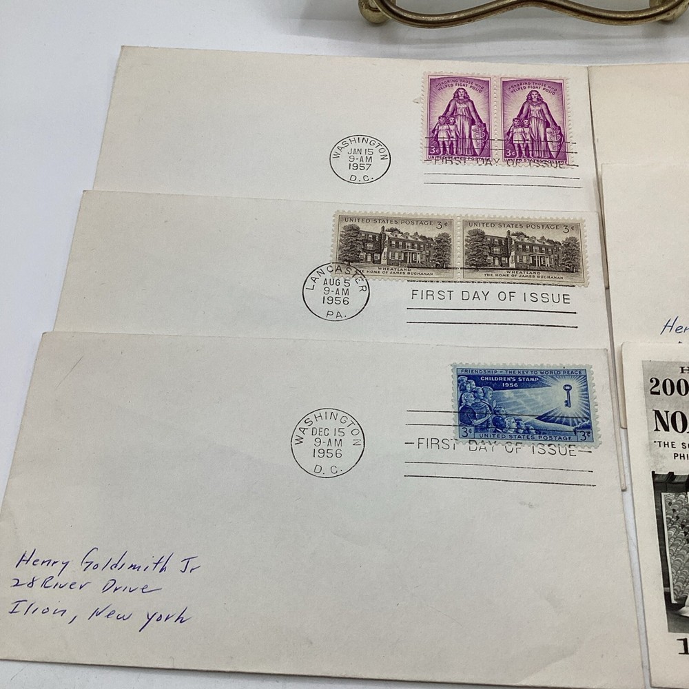 (7) Vintage 1950’s First Day Issue Lot