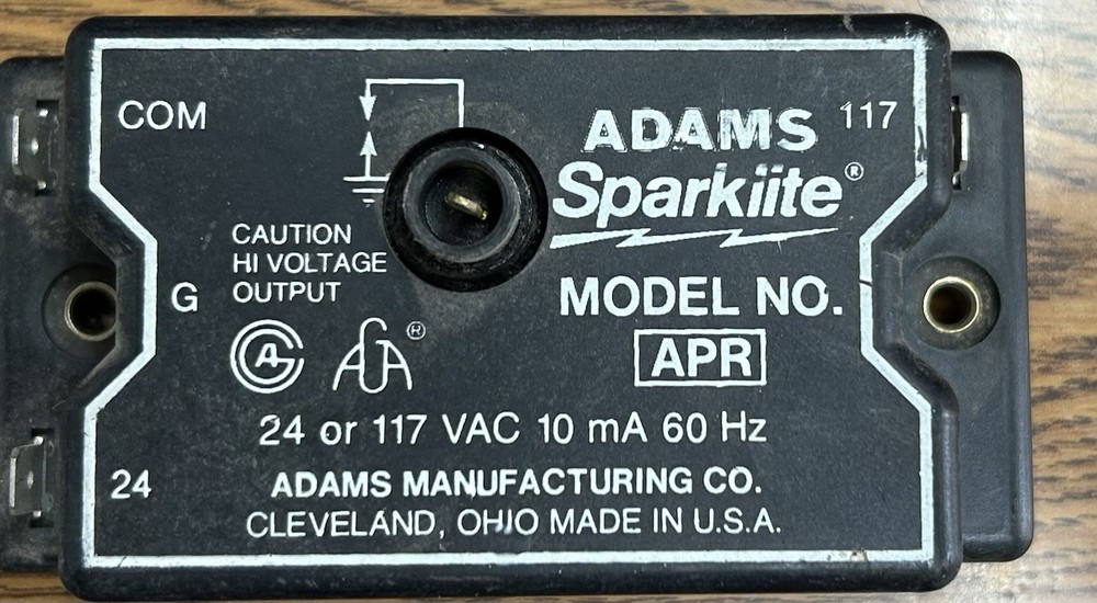 Adams Sparklite APR. 24v or 115v.