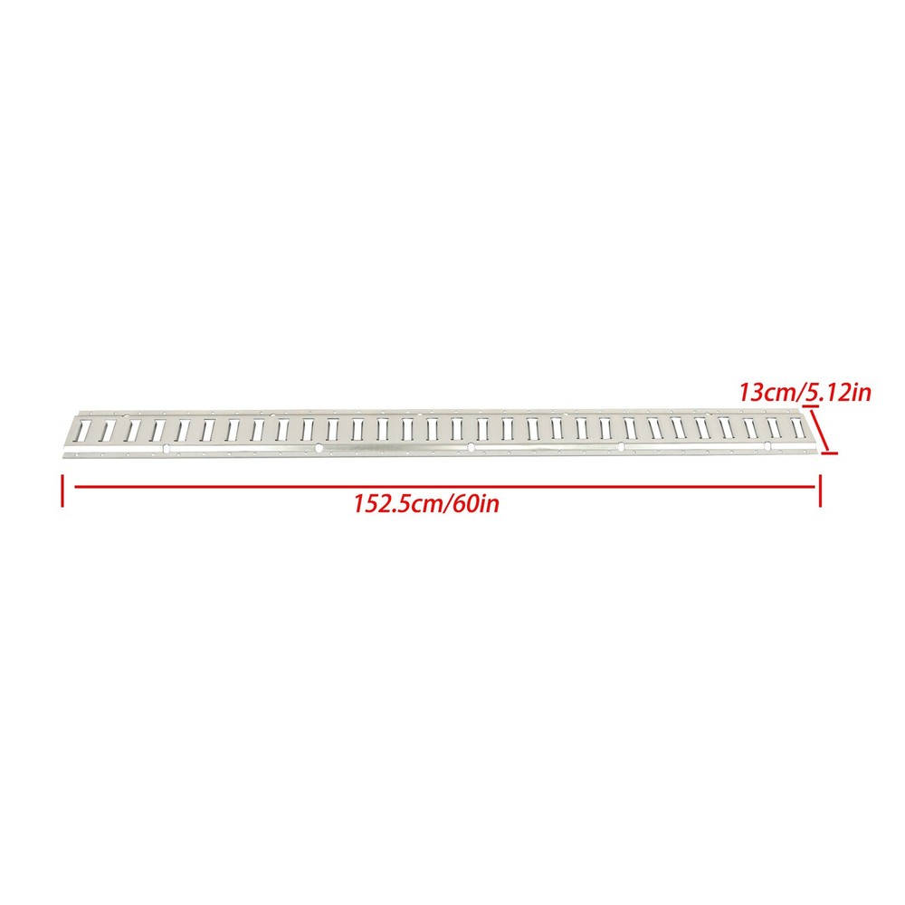 24PCS 5ft E Track Kit – for Enclosed Cargo Trailers Secure Tie-Down Rails