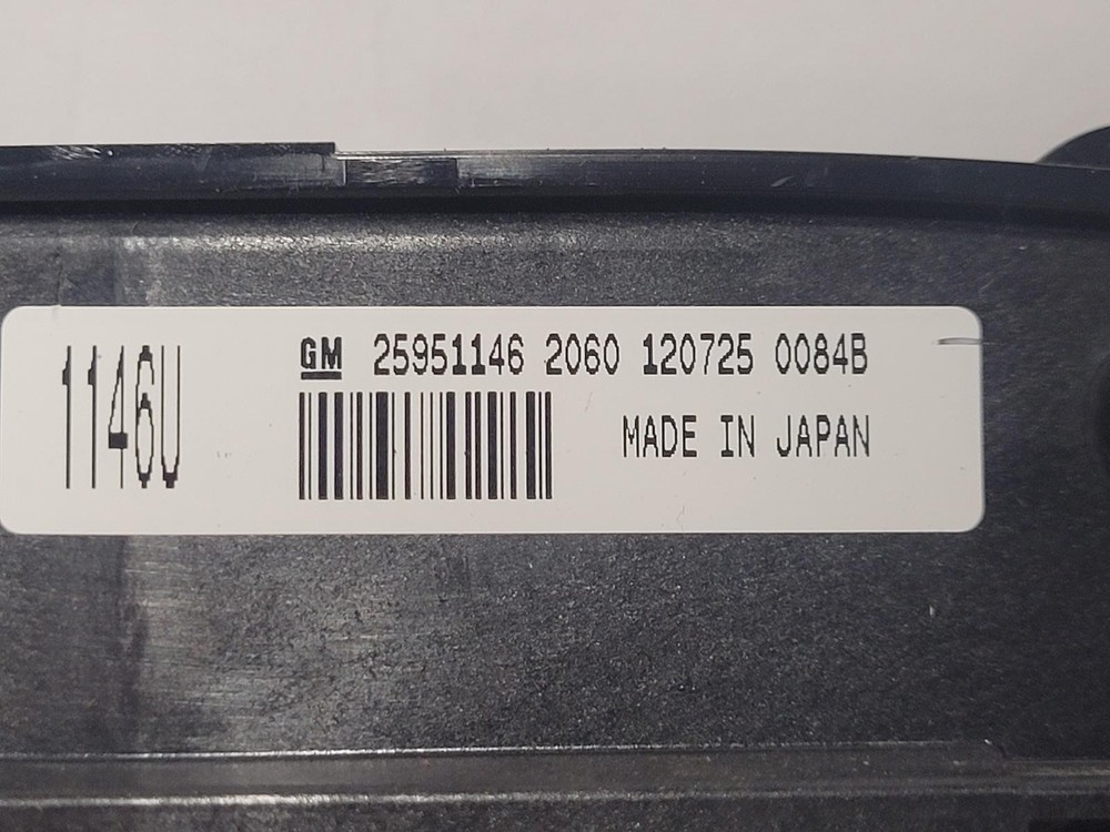 Used A/C Selector Switch fits: 2013 Buick Regal automatic temperature control op