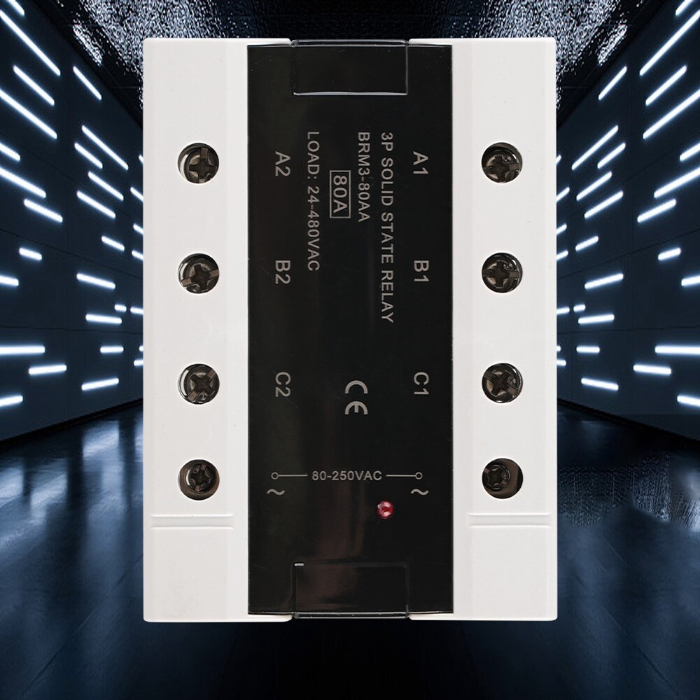 Load 24-480VAC Three Phase State Relay BRM3-80AA