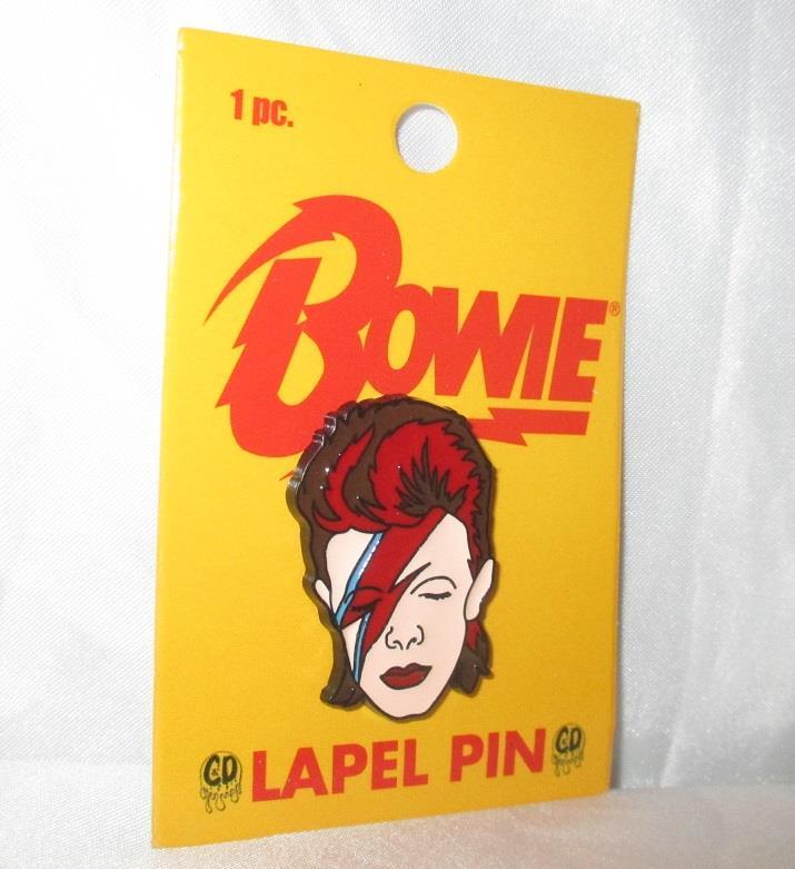 David Bowie Aladdin Sane Lapel Pin Rock
