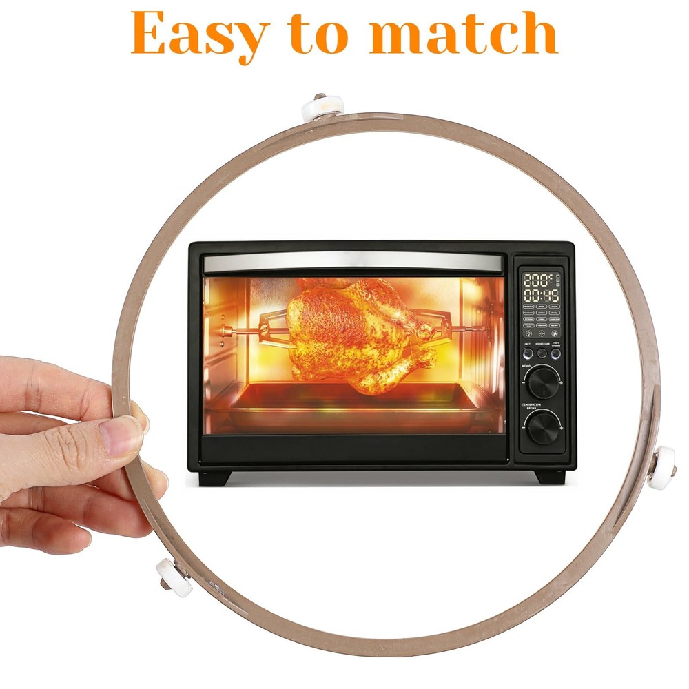 Microwave Turntable Ring Replacement 7.09 Inch Abs Plastic Rotating Ring with...