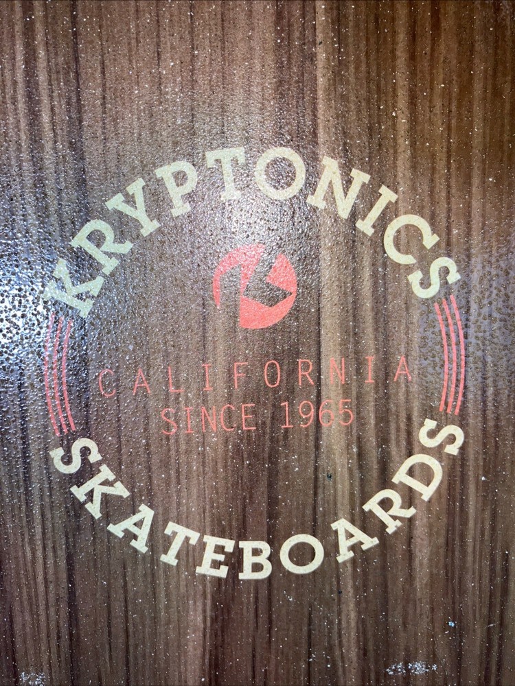 Kryptonics 36" Longboard Skateboard Blue Wave Sunset