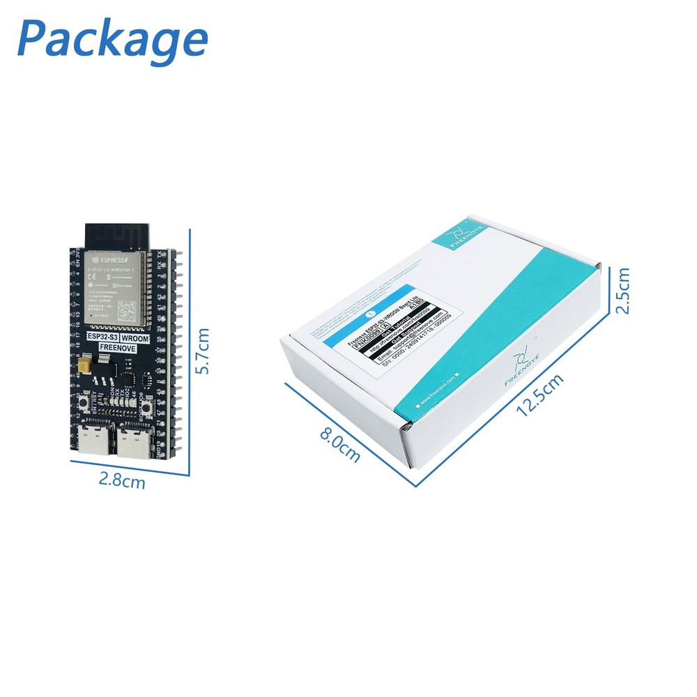ESP32-S3 Board Lite Dual-Core 32-Bit 240 MHz Microcontroller Wireless Python