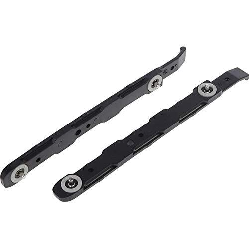 8 Pack Chassis Hard Drive Mounting Plastic Rails,Black