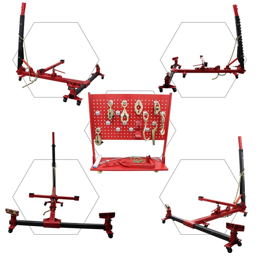 6600lbs Loading Capacity Car Frame Machine Auto Body Frame Puller Straightener