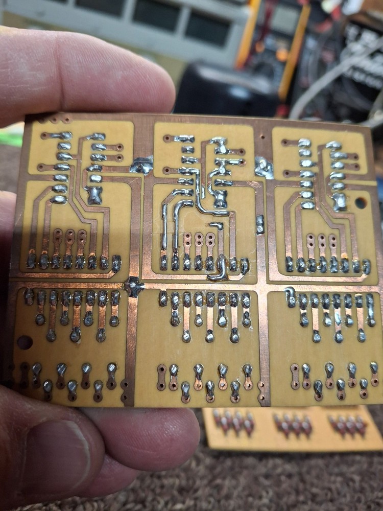 Vintage BCD-TO-7 Segment Display Board, see description