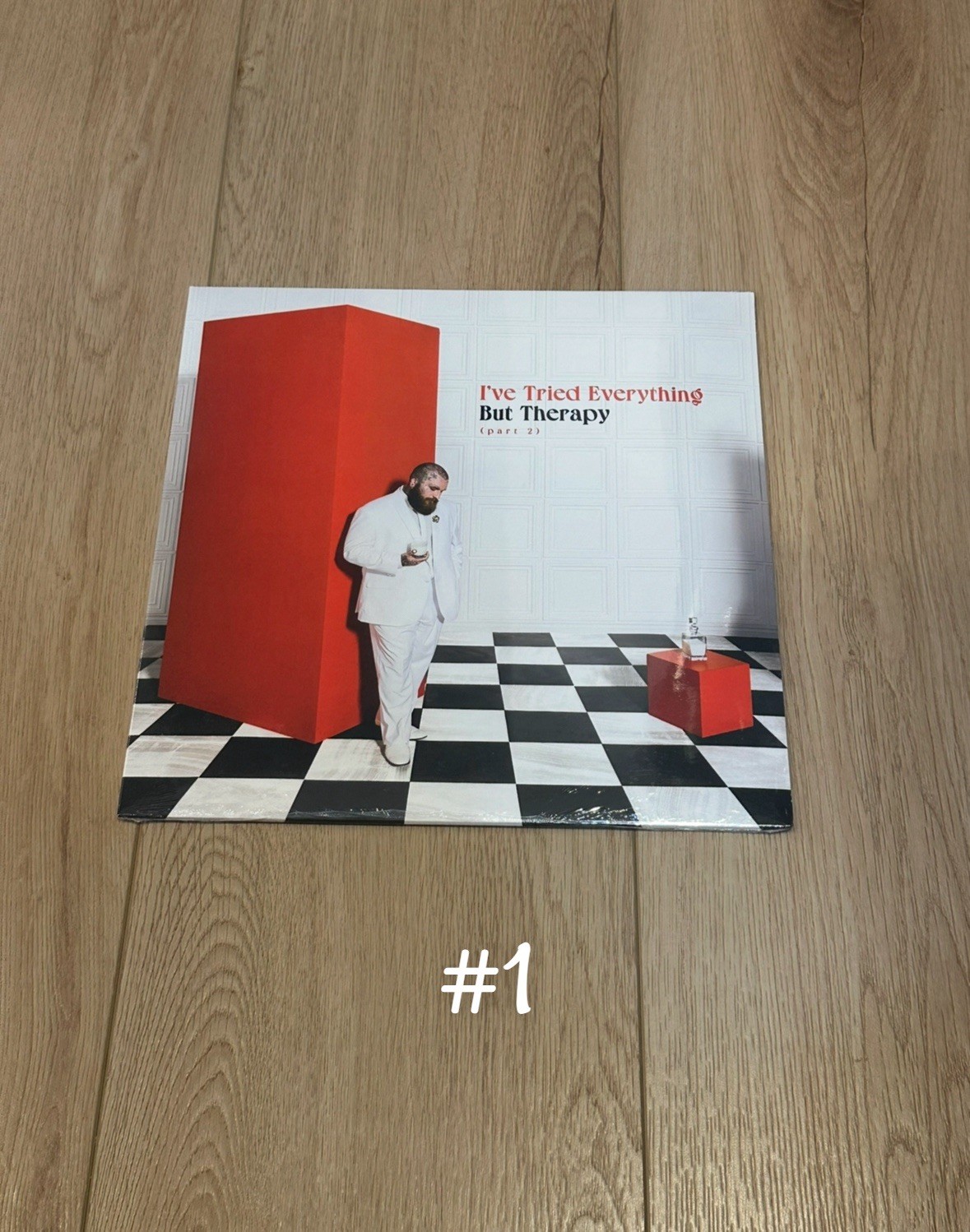 Teddy Swims-SIGNED I've Tried Everything But Therapy-Part 2-Orange Vinyl-SEALED