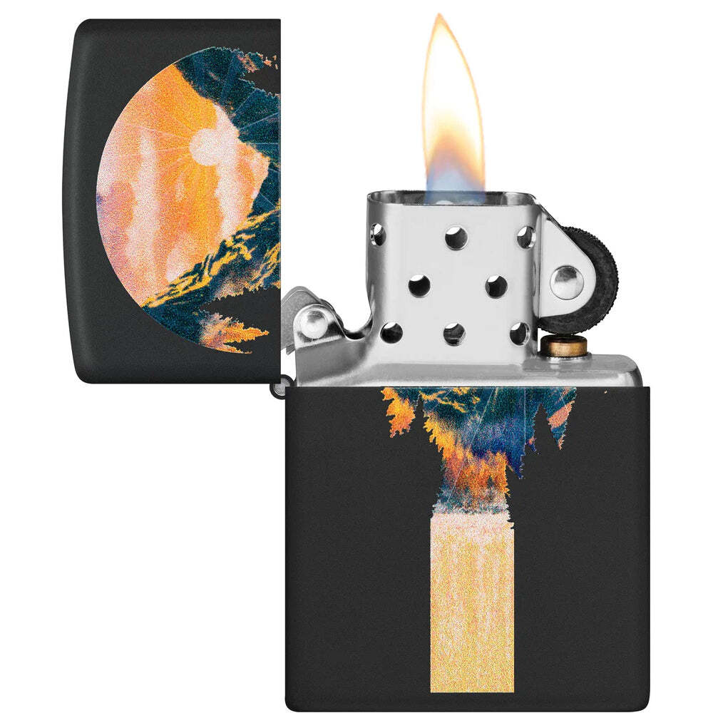 Zippo Mountain Waterfall Design