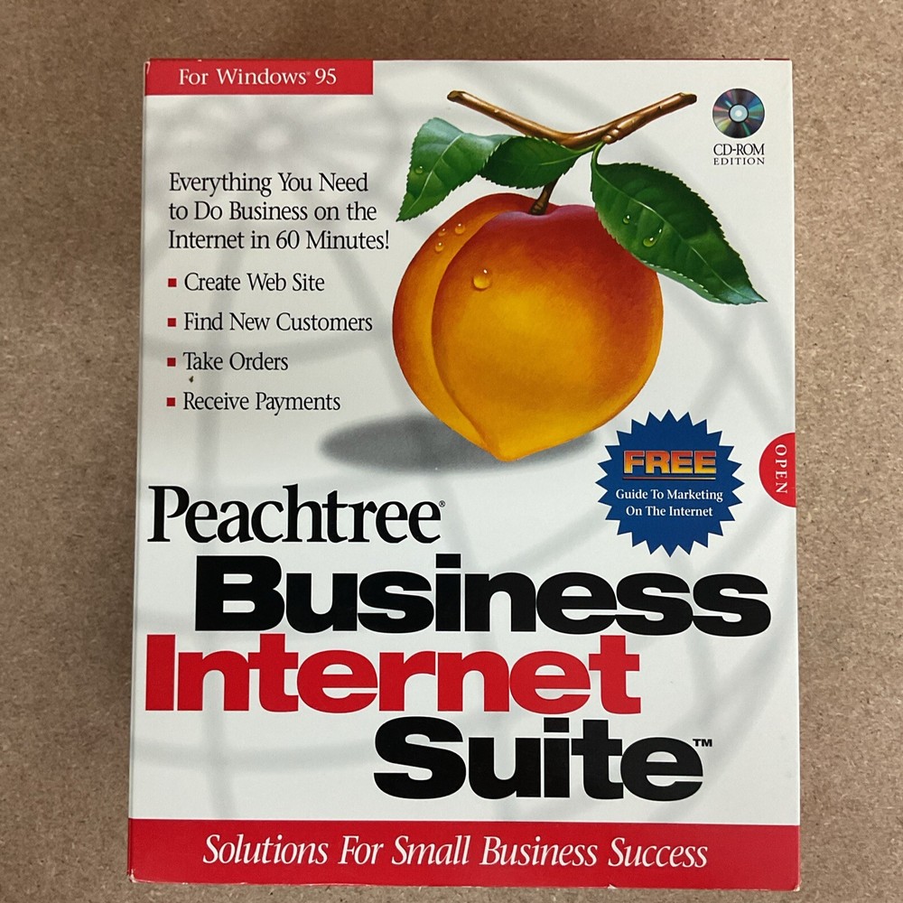 Peachtree Business Internet Suite Windows 95 Big Box CD-ROM
