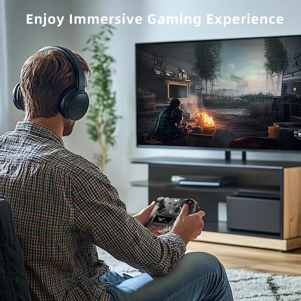 Bluetooth 5.2 Wireless Audio Adapter for Xbox One Series X S Controller Mic