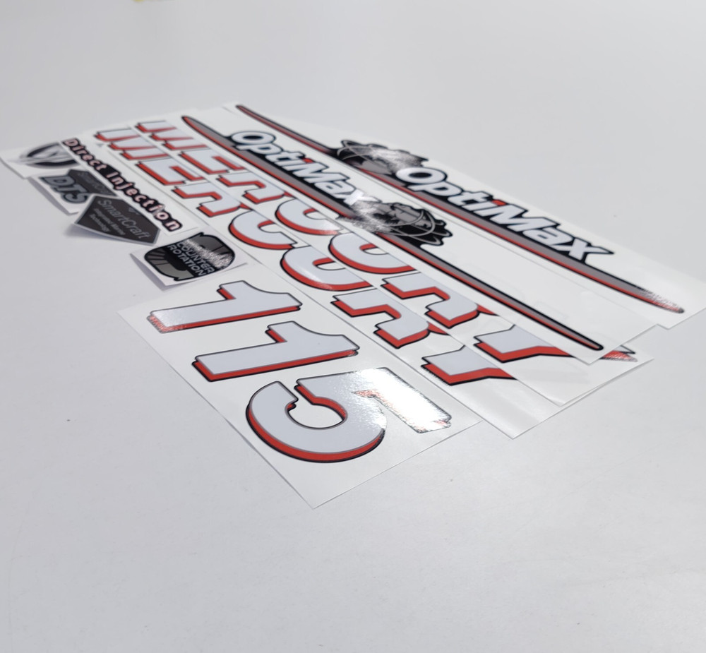 Replacement Decal Set fits Mercury OptiMax 115 Outboard (2006-2012) Sticker Kit
