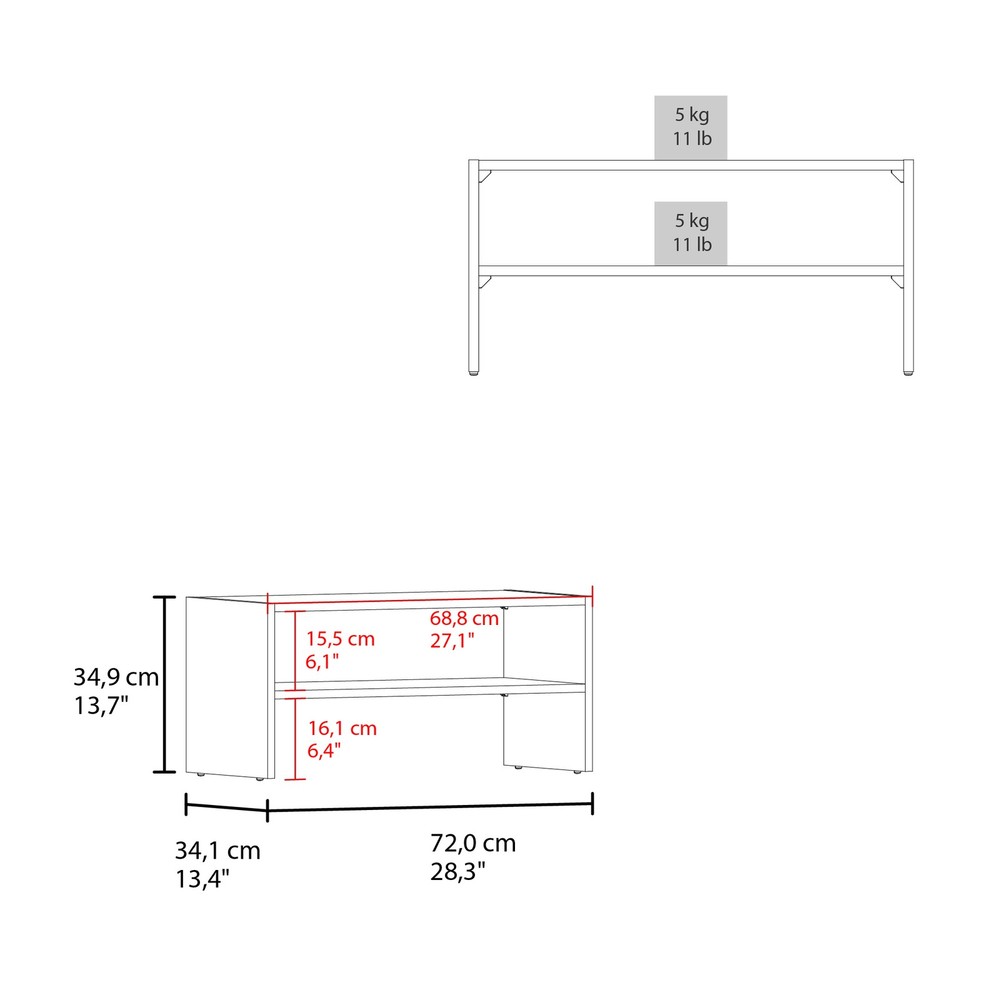 Stackable Shoe Rack Howard, Bedroom, Black
