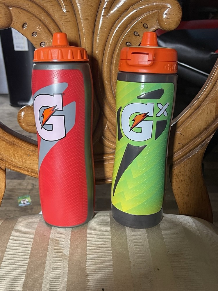 Gatorade GX 30oz Bottle - Green,and red regular  Bottle Bundle