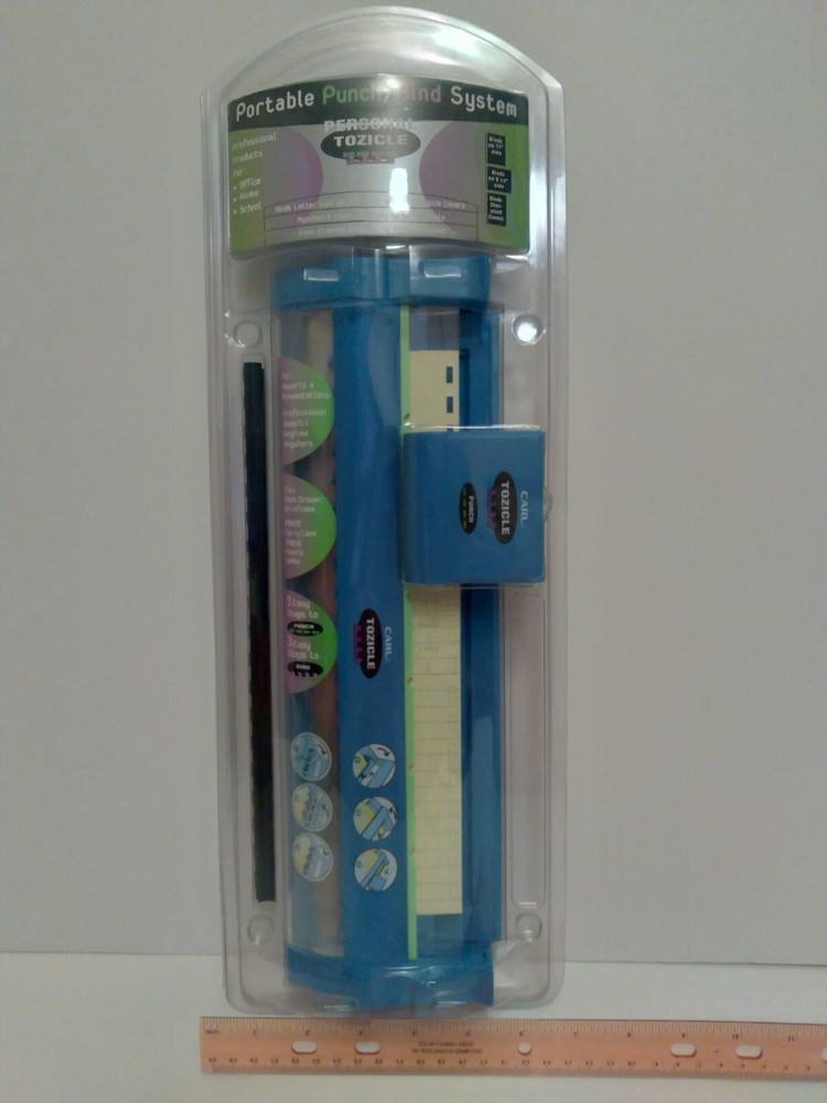 Carl - Portable Punch/Bind System - New - Personal Tozicle