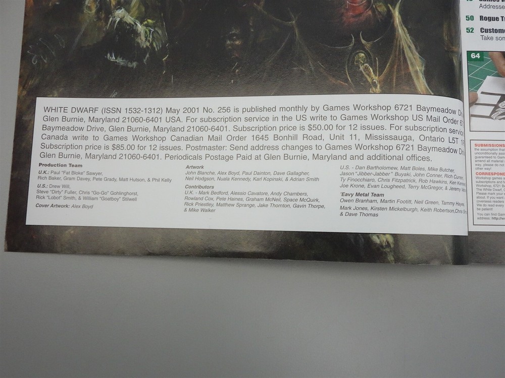 White Dwarf: Issue 256 (Games Workshop)