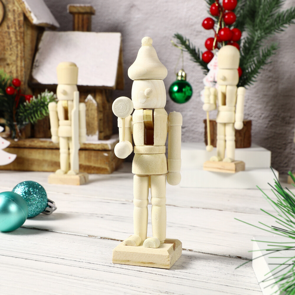 Nutcracker Christmas Decoration Wooden Nutcracker Ornament Nutcracker Figures