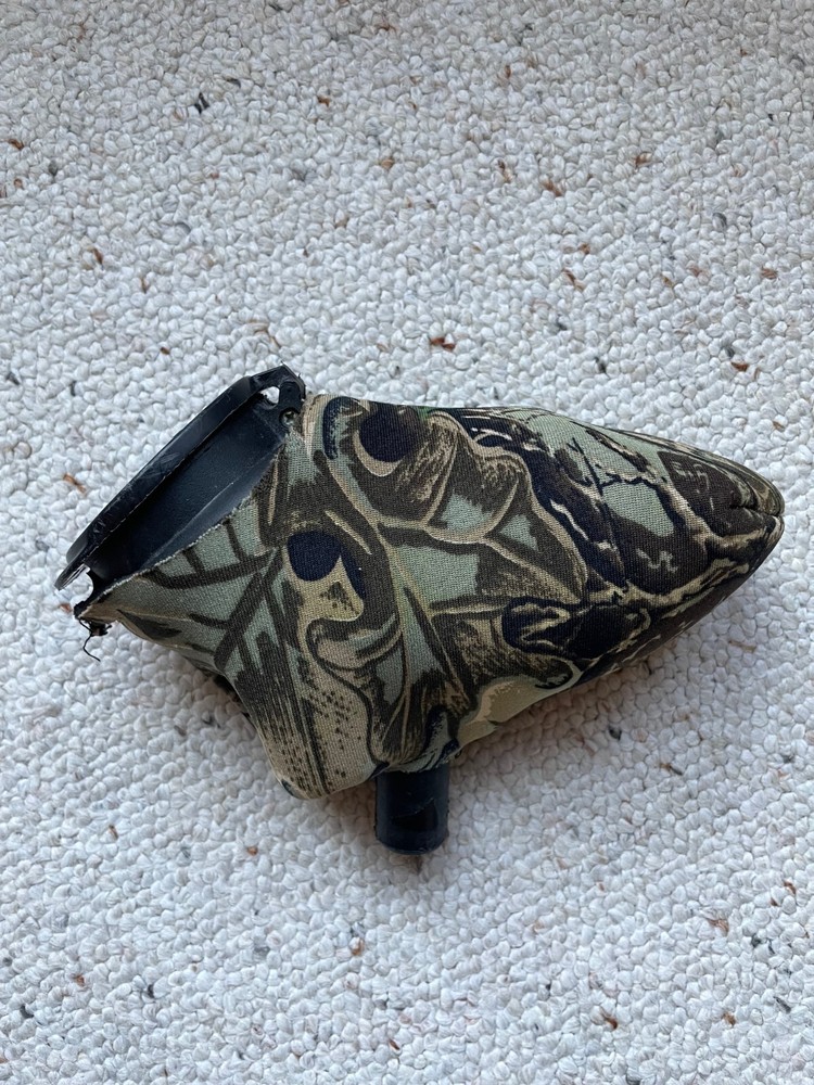 paintball viewloader hopper w/camo sleeve loader
