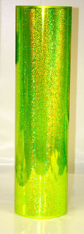 Fluorescent Yellow Sequins Sign Plotter Cutter Vinyl