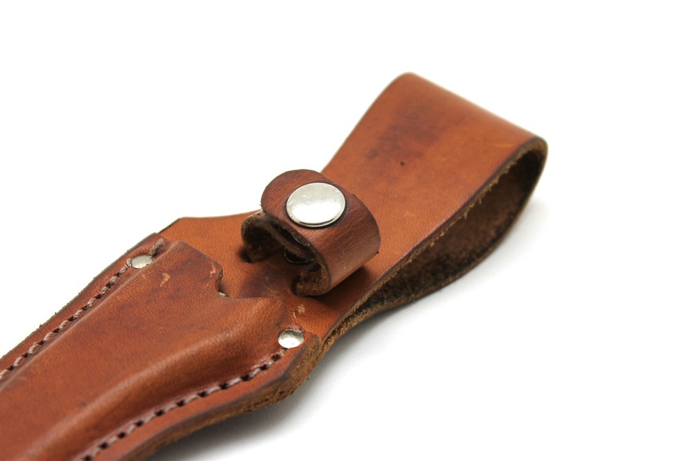 Brown Genuine Leather Knife Case