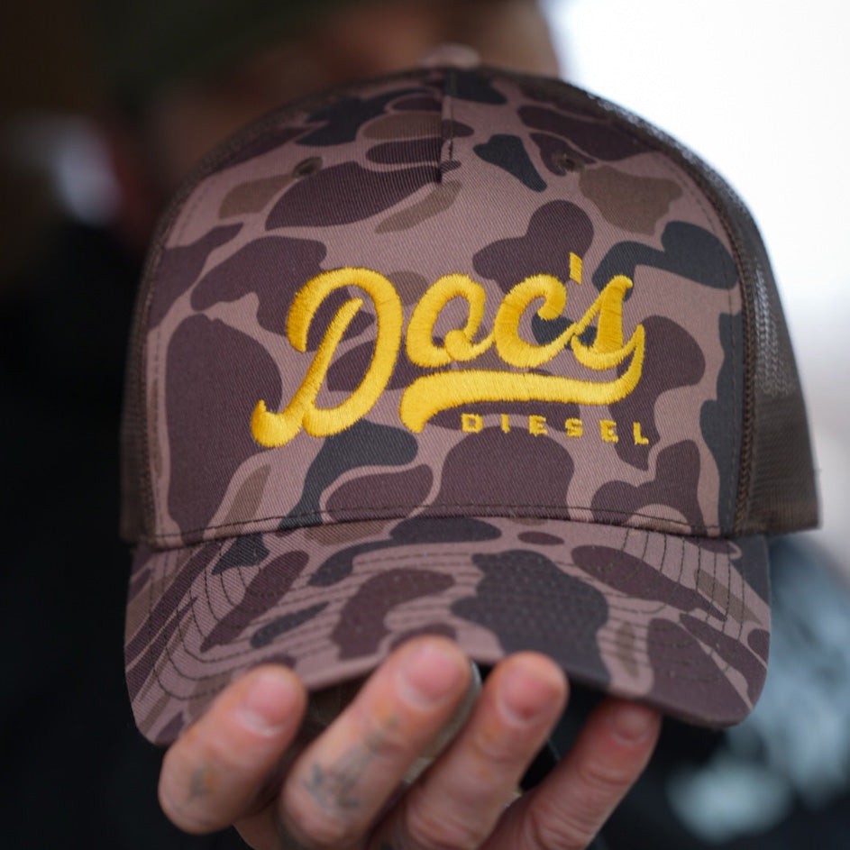 Doc's Diesel Camo Trucker Hat