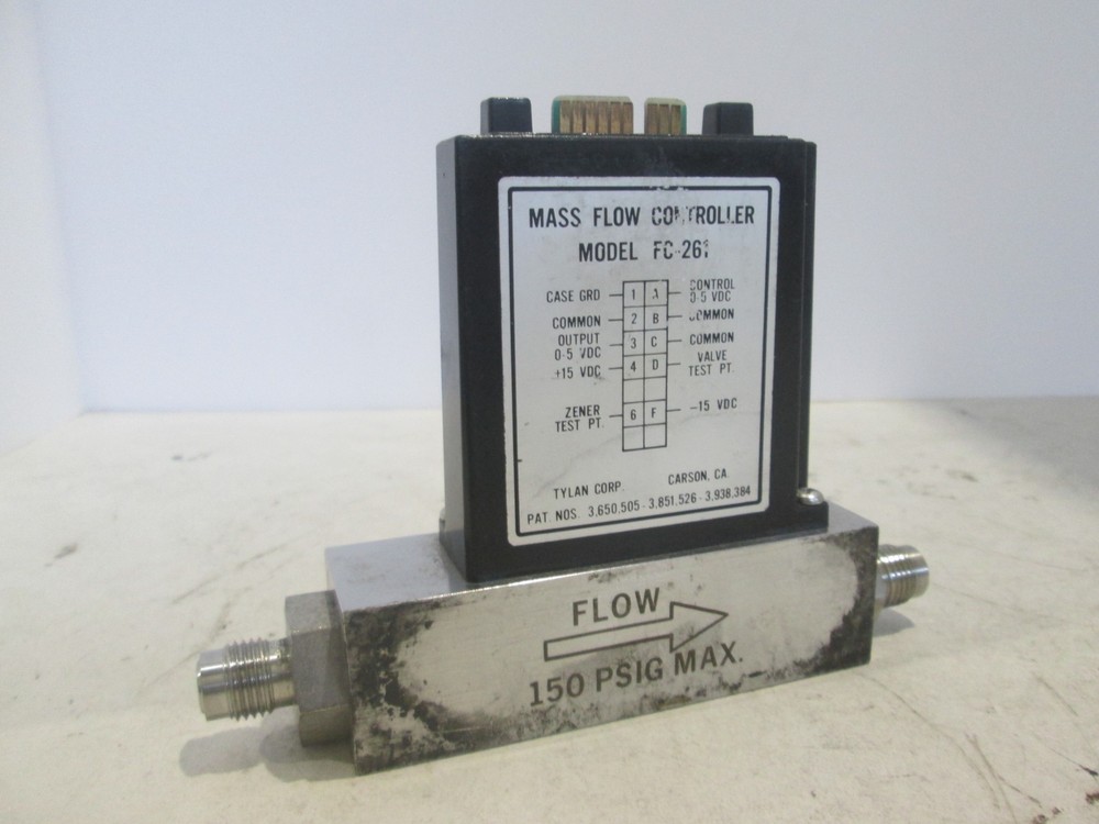 Tylan, FC-261, Mass Flow Controller, 15 SLPM,N2, Used