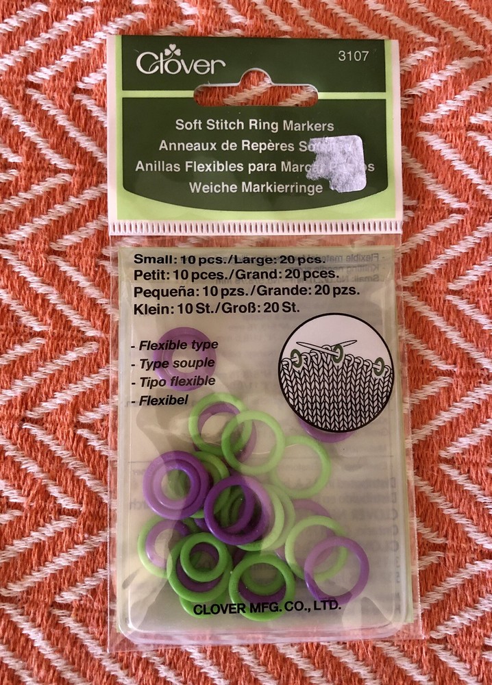 Clover Soft Stitch Ring Markers 3107