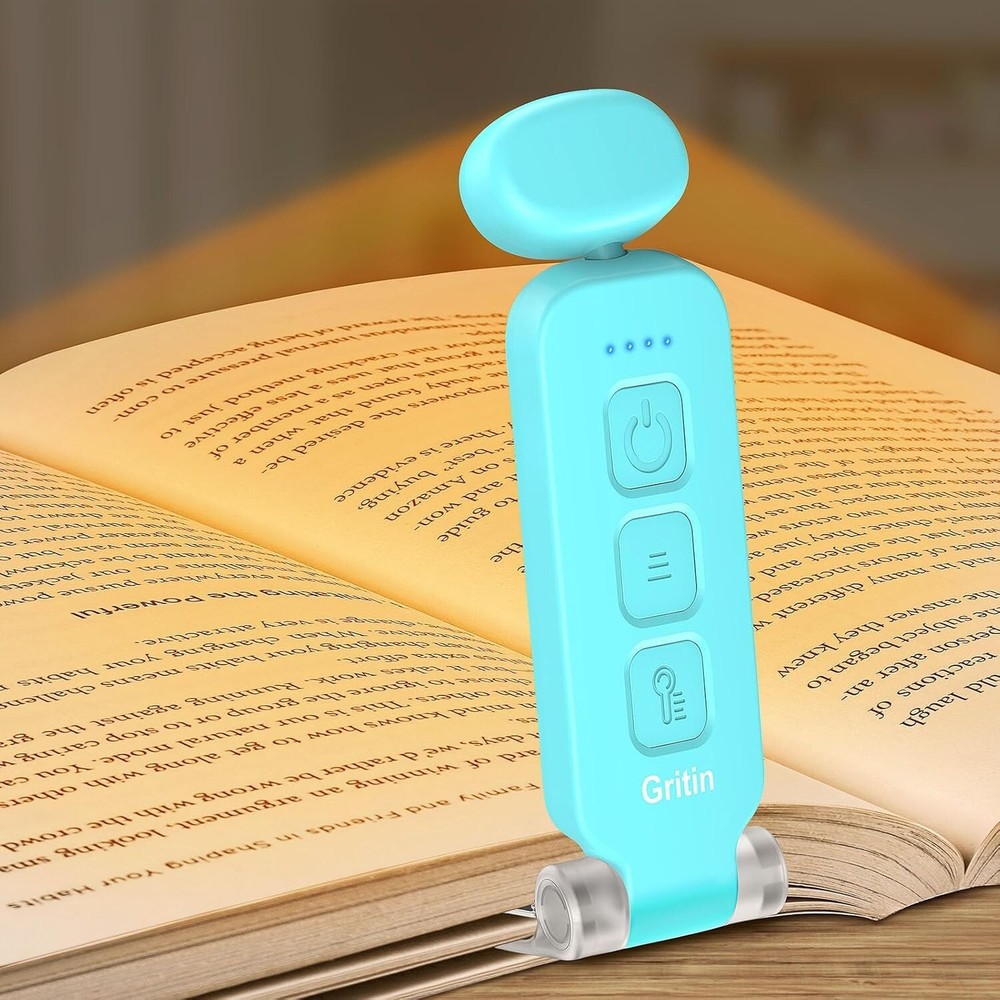 Gritin Rechargeable Book Light for Reading in Bed with Memory Function-Mini Port