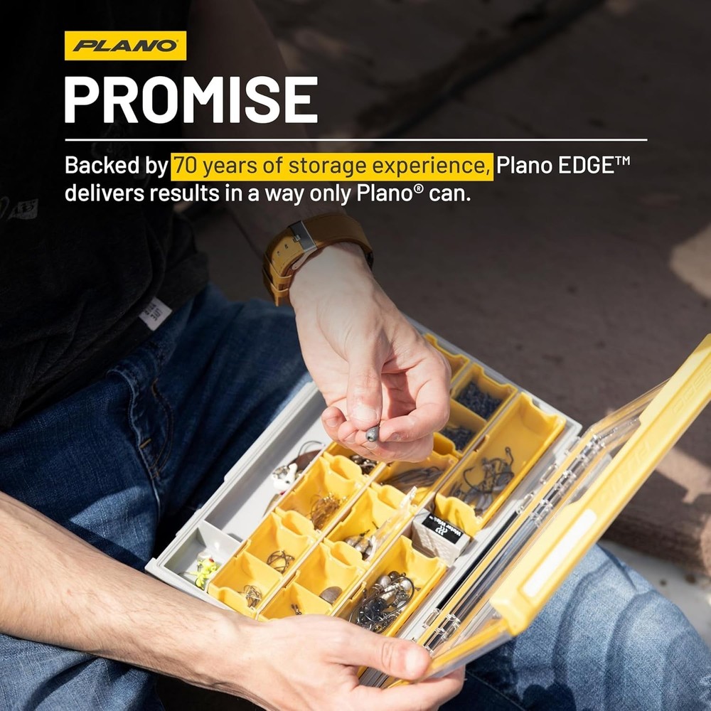 Gray & Yellow EDGE Terminal Tackle Storage, Rust-Resistant