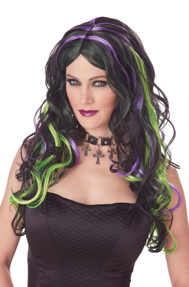 Brand New Multicolor Witch Costume Wig