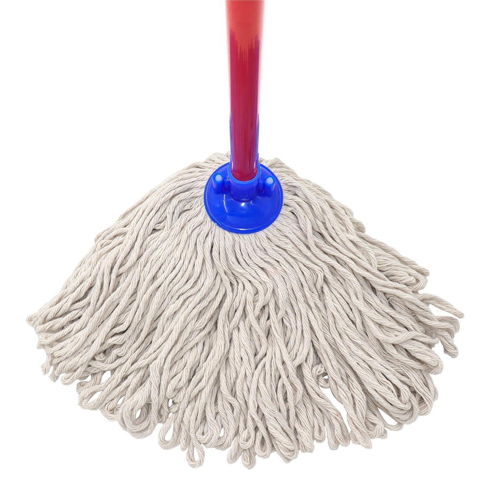 Cotton String Screw on Type Mop Replacement Head Refill Compatible with All Stan