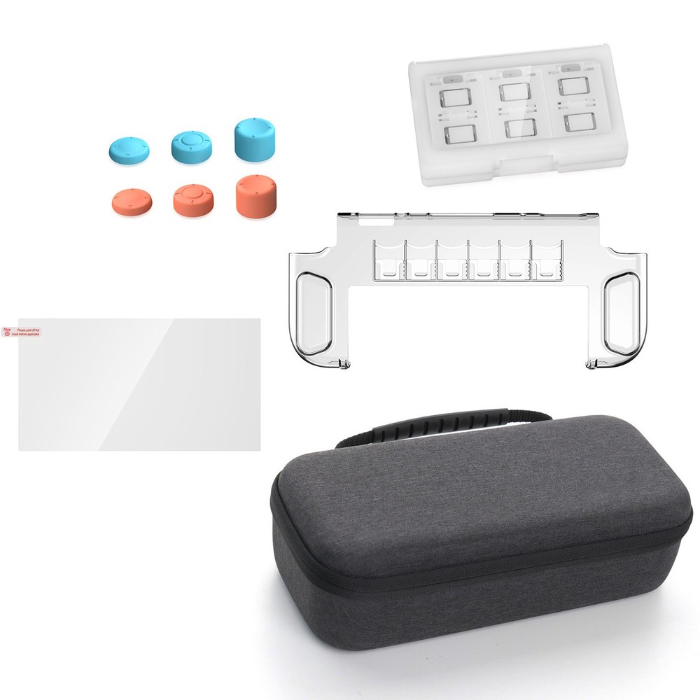 10 in 1 Protective Case Kit Screen Protector Joystick Caps for Switch 2