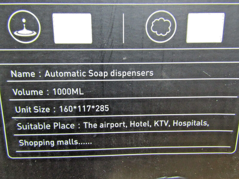 🔥NEW AUTOMATIC SOAP DISPENSER 1000ML LIQUID / FOAM TOUCHLESS