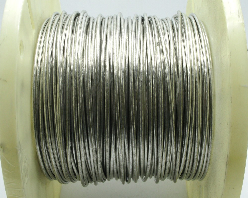RG402, Silver-Coated Copper PTFE Coax Cable, Silver, 125 Feet