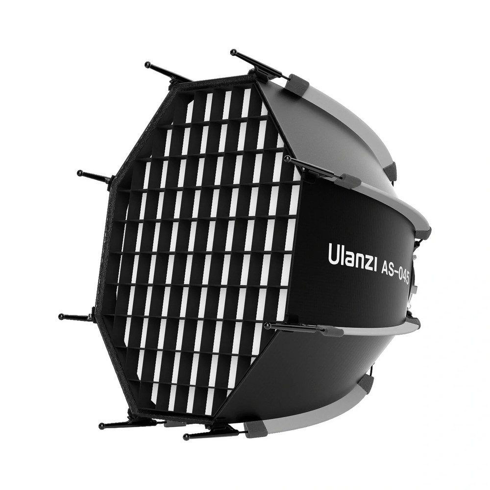 Ulanzi AS-045 45cm Octagonal Softbox Bowens Mount Honeycomb for Flash Led Light