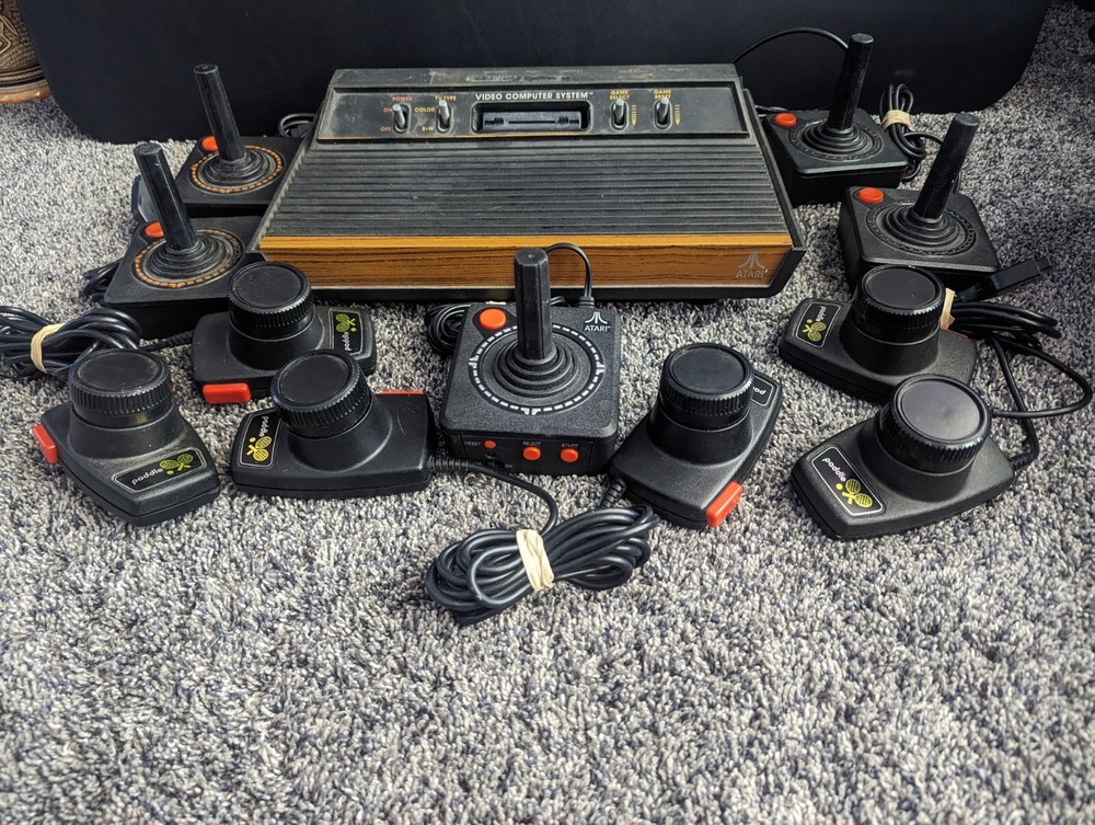 Atari Console with Controllers CX-2600A Missing Power Cable