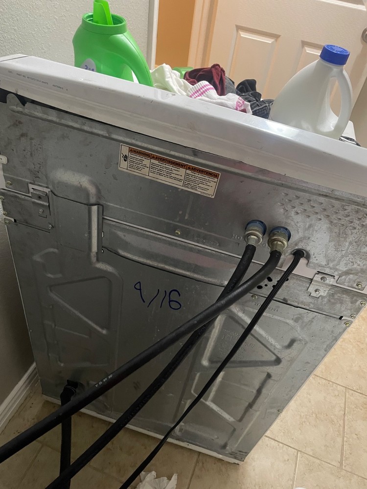 Whirlpool side by side washer and dryer