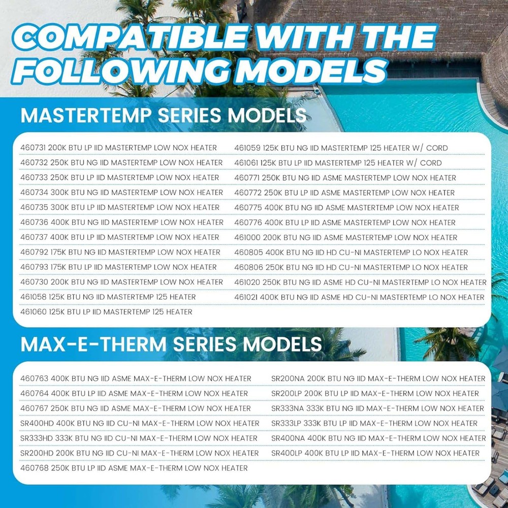 New Stack Flue Sensor for Pentair Pool Spa Heater Elecrical System Fit SR333