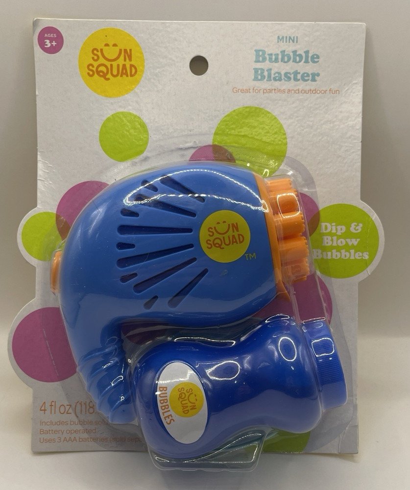 Mini Bubble Blaster - Sun Squad Battery Powered bubble machine